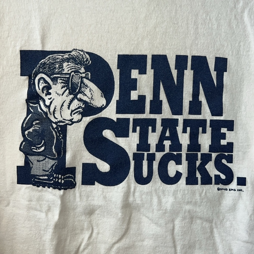 Vintage graphic college BigTen Pitt fan football T-shirt